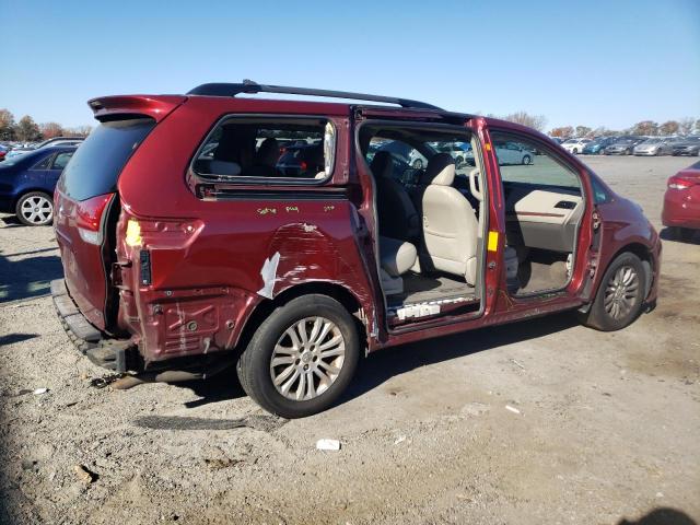 5TDYK3DC8CS254060 - 2012 TOYOTA SIENNA XLE RED photo 3