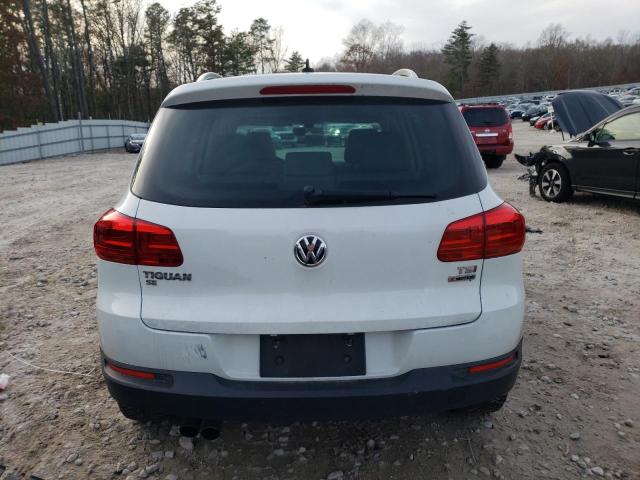 WVGBV7AX8GW550886 - 2016 VOLKSWAGEN TIGUAN S WHITE photo 6