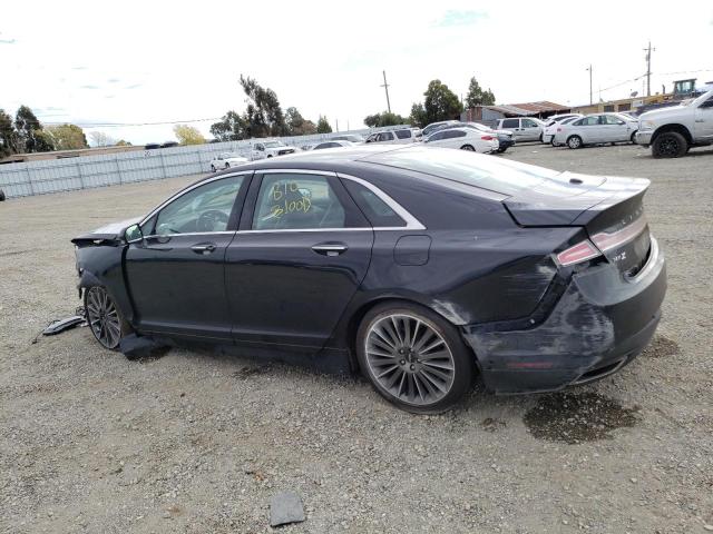 3LN6L2LUXGR620713 - 2016 LINCOLN MKZ HYBRID BLACK photo 2