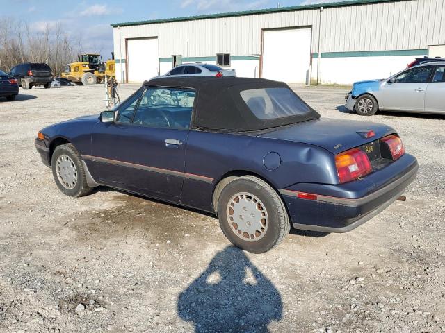 6MPCT01Z9M8628785 - 1991 MERCURY CAPRI BLUE photo 2