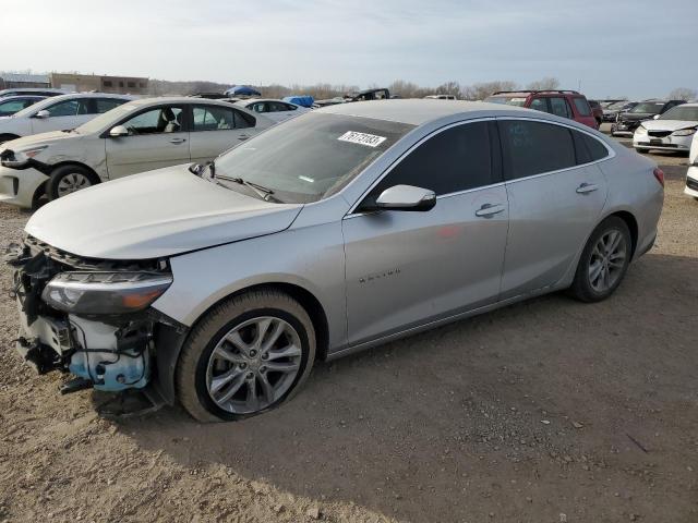 1G1ZD5STXJF248683 - 2018 CHEVROLET MALIBU LT SILVER photo 1