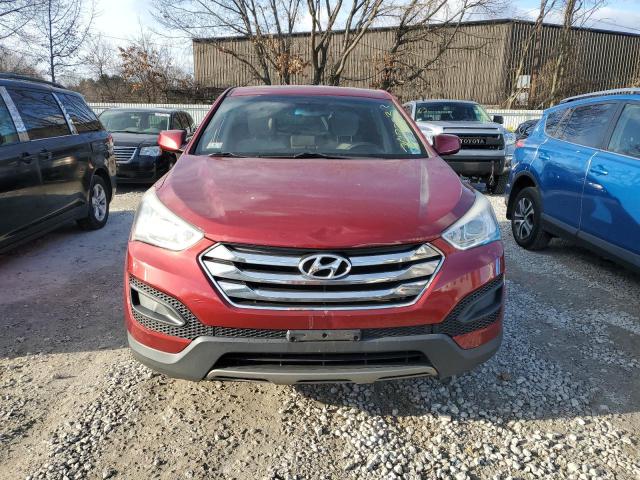 5XYZTDLB5EG145796 - 2014 HYUNDAI SANTA FE S RED photo 5