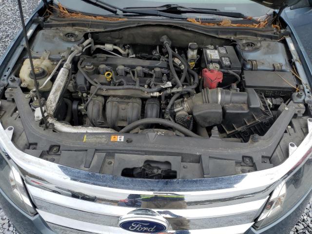 3FAHP0HA0BR224566 - 2011 FORD FUSION SE GREEN photo 11