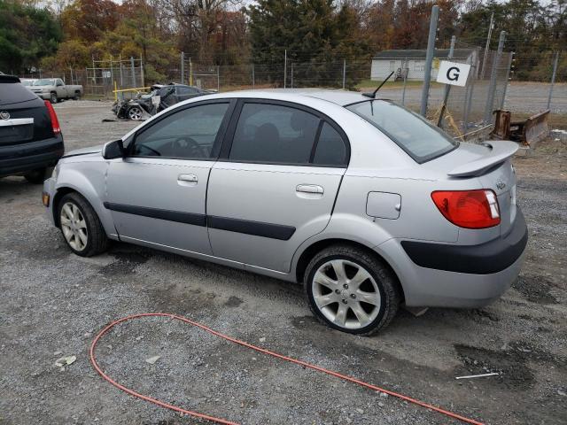 KNADE223796556416 - 2009 KIA RIO BASE SILVER photo 2