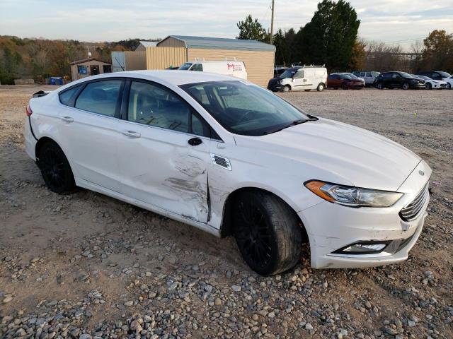 3FA6P0LU8HR222680 - 2017 FORD FUSION SE HYBRID WHITE photo 4