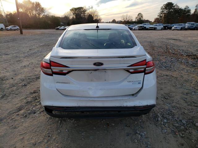 3FA6P0LU8HR222680 - 2017 FORD FUSION SE HYBRID WHITE photo 6