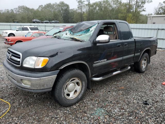 5TBRN34132S283578 - 2002 TOYOTA TUNDRA ACCESS CAB SR5 BLACK photo 1