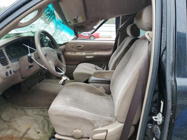 5TBRN34132S283578 - 2002 TOYOTA TUNDRA ACCESS CAB SR5 BLACK photo 7
