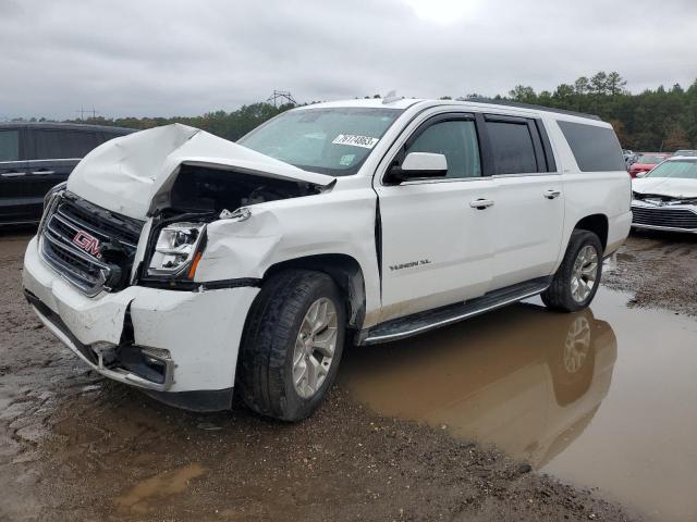 1GKS1HKC2FR740783 - 2015 GMC YUKON XL C1500 SLT WHITE photo 1