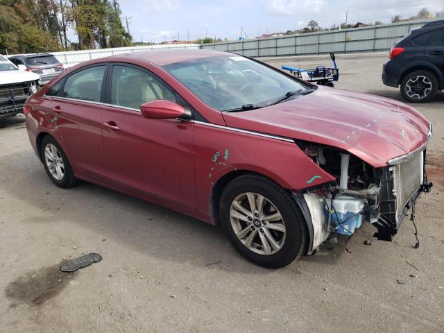 5NPEB4AC8DH757544 - 2013 HYUNDAI SONATA GLS RED photo 4