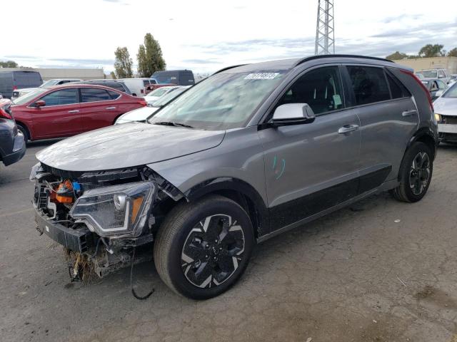 KNDCR3L12P5029733 - 2023 KIA NIRO WIND GRAY photo 1