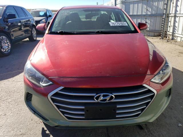 5NPD74LF1HH187655 - 2017 HYUNDAI ELANTRA SE RED photo 5