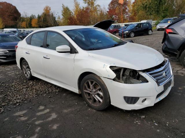 3N1AB7AP0DL560762 - 2013 NISSAN SENTRA S WHITE photo 4