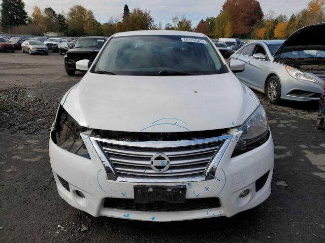 3N1AB7AP0DL560762 - 2013 NISSAN SENTRA S WHITE photo 5