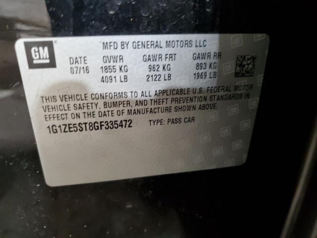 1G1ZE5ST8GF335472 - 2016 CHEVROLET MALIBU LS LT 黑色 照片 12