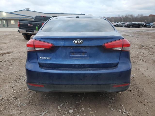 3KPFK4A79JE246237 - 2018 KIA FORTE LX BLUE photo 6