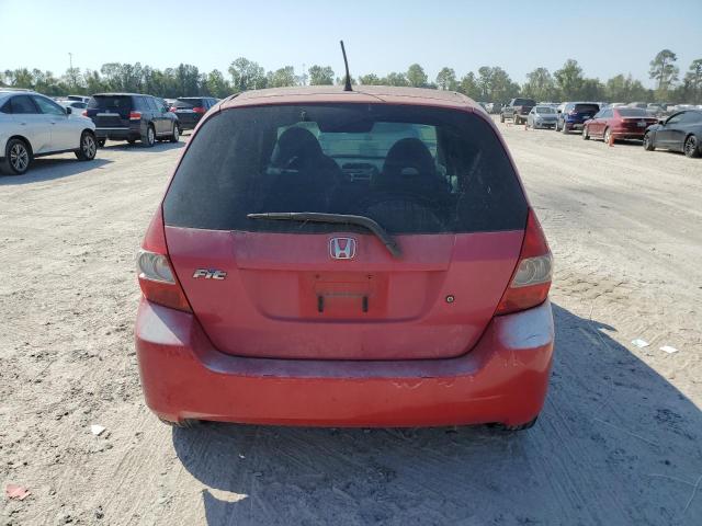 JHMGD38467S048255 - 2007 HONDA FIT RED photo 6