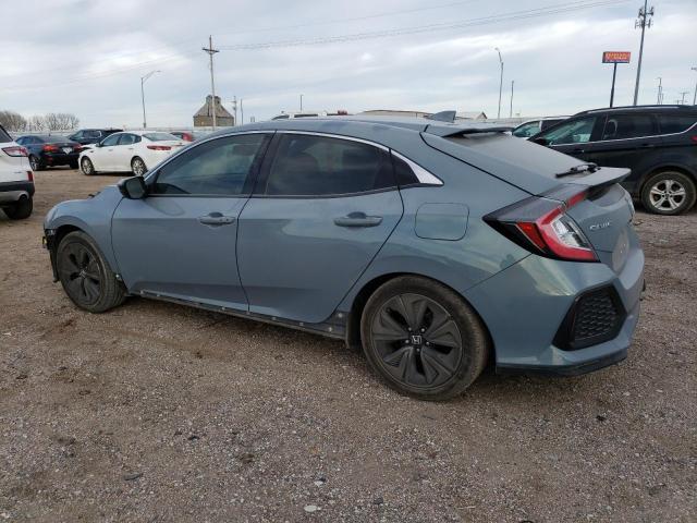 SHHFK7H8XJU210677 - 2018 HONDA CIVIC EXL Կապույտ լուսանկար 2