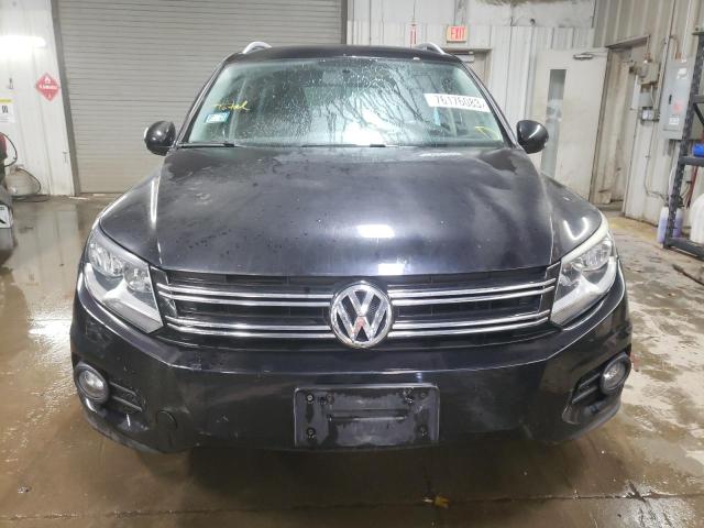 WVGAV7AX2CW524628 - 2012 VOLKSWAGEN TIGUAN S BLACK photo 5