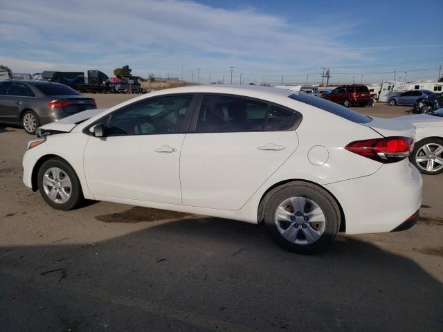 3KPFK4A72HE067435 - 2017 KIA FORTE LX WHITE photo 2