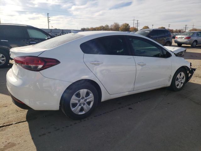 3KPFK4A72HE067435 - 2017 KIA FORTE LX WHITE photo 3