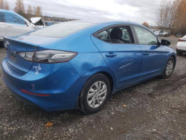 5NPD74LF9JH245100 - 2018 HYUNDAI ELANTRA SE BLUE photo 3