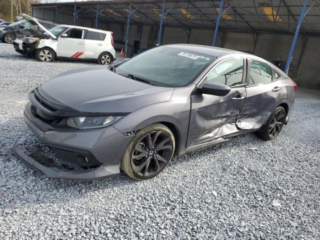 19XFC2F88LE019515 - 2020 HONDA CIVIC SPORT GRAY photo 1