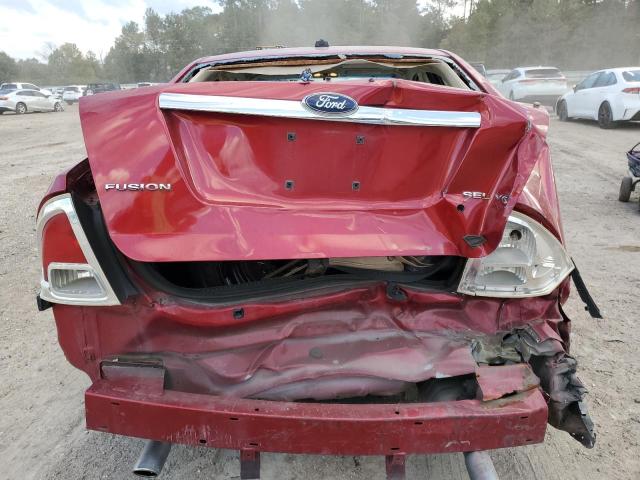 3FAHP08119R175081 - 2009 FORD FUSION SEL RED photo 6