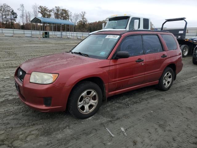 JF1SG63687G742242 - 2007 SUBARU FORESTER 2.5X RED photo 1