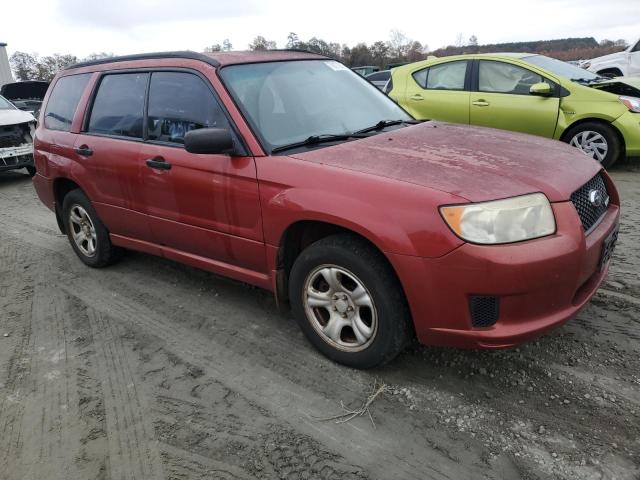 JF1SG63687G742242 - 2007 SUBARU FORESTER 2.5X RED photo 4