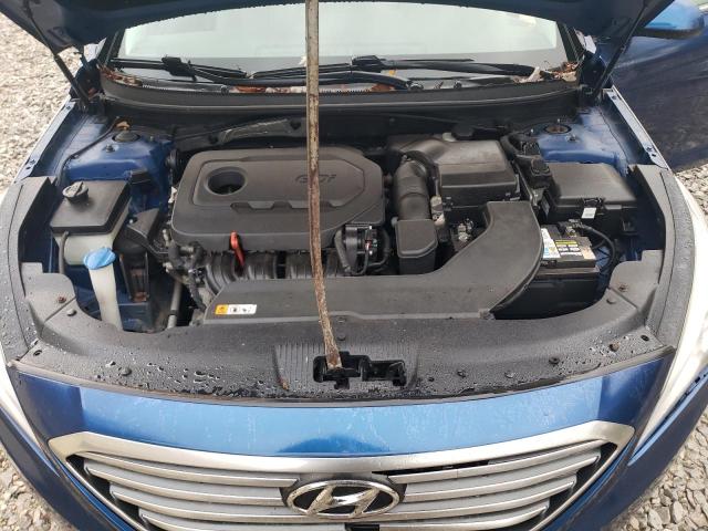 5NPE24AF3GH316077 - 2016 HYUNDAI SONATA SE BLUE photo 11