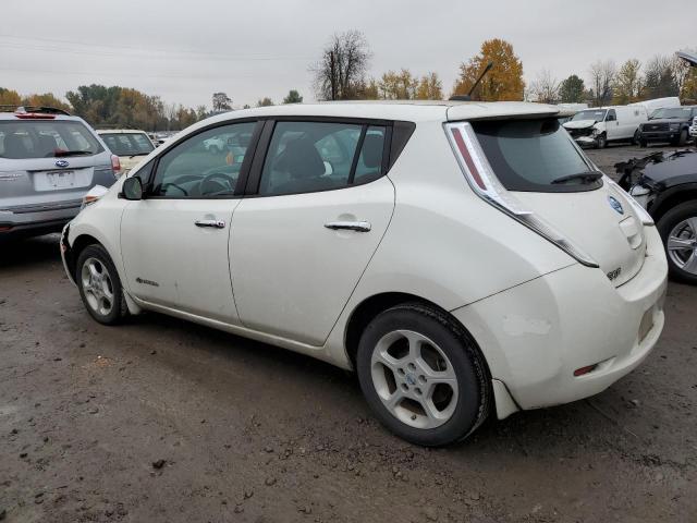 1N4AZ0CP9DC409725 - 2013 NISSAN LEAF S WHITE photo 2