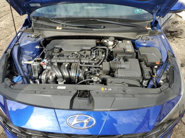 KMHLP4AG7PU484906 - 2023 HYUNDAI ELANTRA LIMITED BLUE photo 11