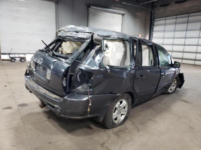 5FNYF28156B014562 - 2006 HONDA PILOT LX GRAY photo 3