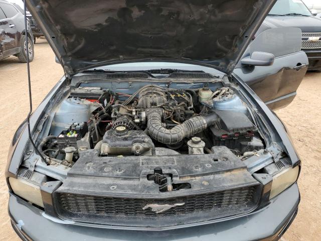 1ZVFT80N765140356 - 2006 FORD MUSTANG GRAY photo 11