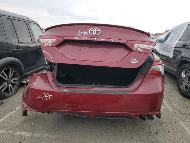 4T1B61HK5JU534488 - 2018 TOYOTA CAMRY XSE BURGUNDY photo 6