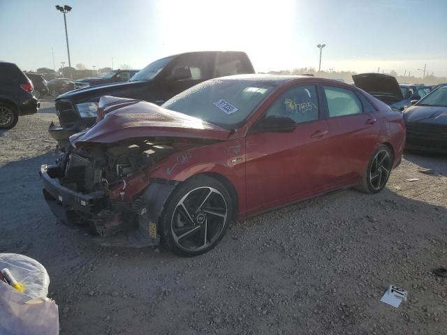 KMHLR4AFXPU496002 - 2023 HYUNDAI ELANTRA N LINE RED photo 1