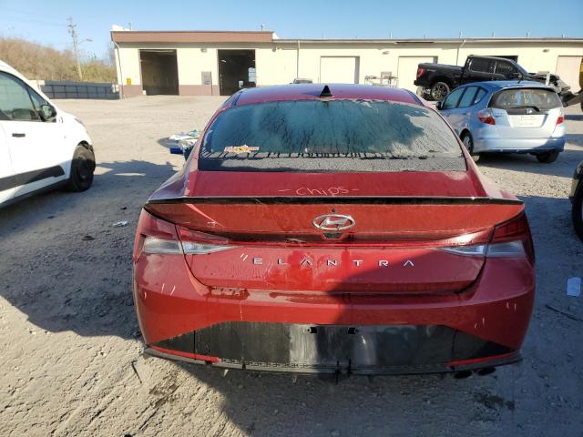 KMHLR4AFXPU496002 - 2023 HYUNDAI ELANTRA N LINE RED photo 6