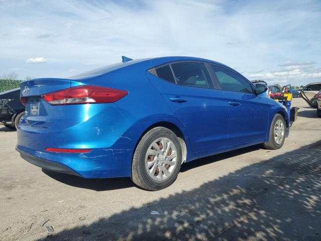 KMHD74LF7HU142009 - 2017 HYUNDAI ELANTRA SE BLUE photo 3