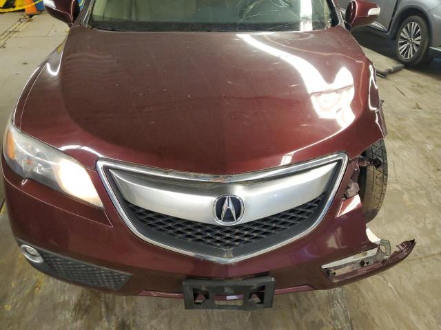 5J8TB3H30FL005375 - 2015 ACURA RDX BURGUNDY photo 11