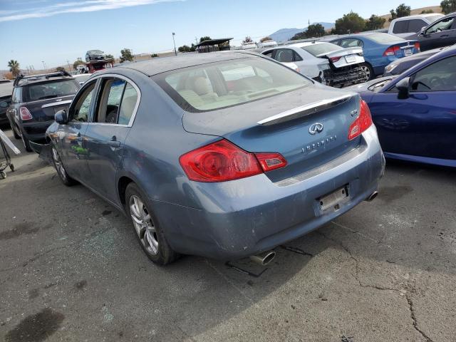 JNKBV61E47M704758 - 2007 INFINITI G35 BLUE photo 2