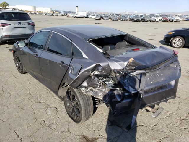 2HGFC2F8XKH606769 - 2019 HONDA CIVIC SPORT ნაცრისფერი ფოტო 2