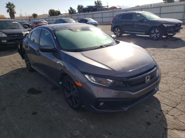 2HGFC2F8XKH606769 - 2019 HONDA CIVIC SPORT ნაცრისფერი ფოტო 4