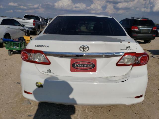 5YFBU4EE2DP083242 - 2013 TOYOTA COROLLA BASE WHITE photo 6