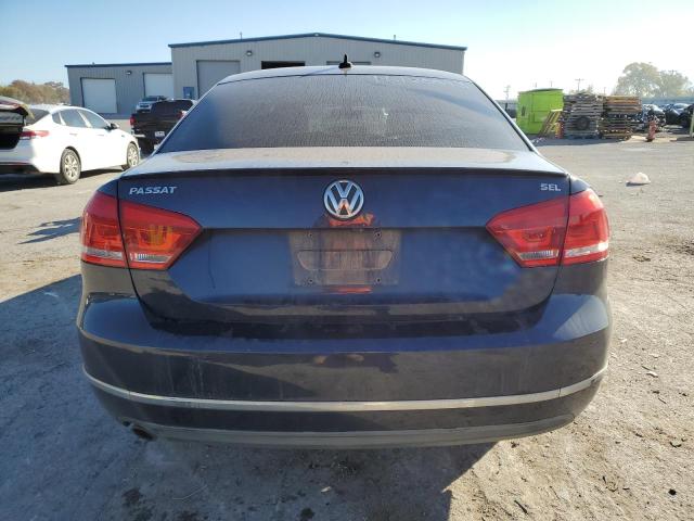 1VWCH7A34DC144191 - 2013 VOLKSWAGEN PASSAT SEL BLUE photo 6