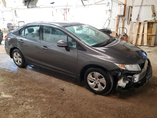 2HGFB2F52DH562309 - 2013 HONDA CIVIC LX GRAY photo 4