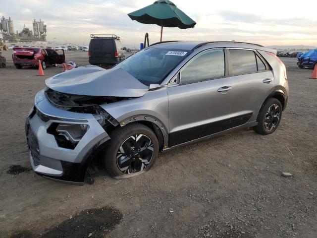 KNDCR3L19P5028837 - 2023 KIA NIRO WIND GRAY photo 1