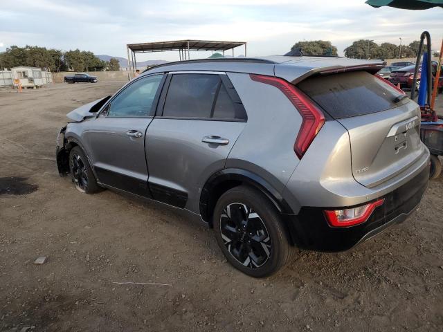 KNDCR3L19P5028837 - 2023 KIA NIRO WIND GRAY photo 2