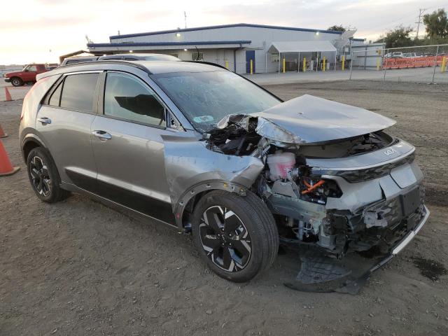 KNDCR3L19P5028837 - 2023 KIA NIRO WIND GRAY photo 4