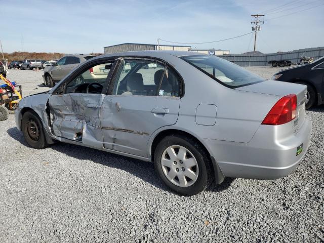 1HGES26822L041743 - 2002 HONDA CIVIC EX SILVER photo 2